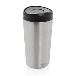 Obrázky: Striebor. termohrnček 400ml RCS recykl.nerez oceľ