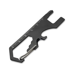 Obrázky: Kovové multifunkčné náradie s karabínou čierne