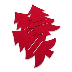 Obrázky: Vianočné vrecko na príbory z plsti