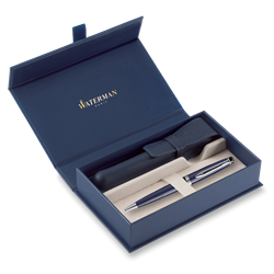 Obrázky: KP WATERMAN Expert Core Blue CT+modré kož. puzdro