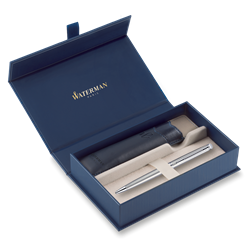 Obrázky: KP WATERMAN Hémisphére St. Steel CT+modré puzdro