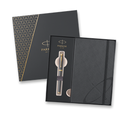 Obrázky: PP PARKER IM Core Grey GT + šedý zápisník