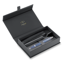 Obrázky: KP PARKER IM Writing Rituals Blue CT+čierne puzdro